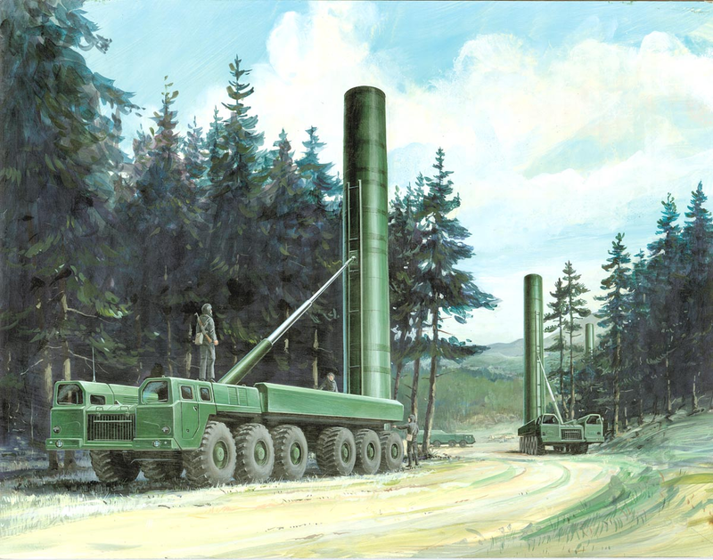 SS-20 transporter erector and launcher.